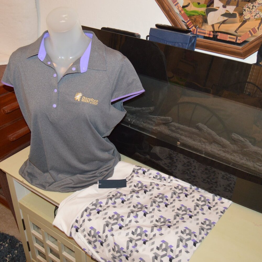 Annika 2pc set golf skirt set